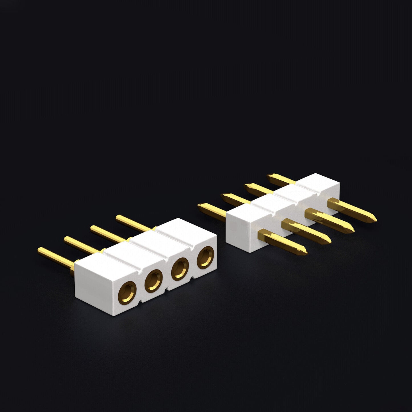 Gradient - Pen- en stopcontactstrips | 4-pins enkel