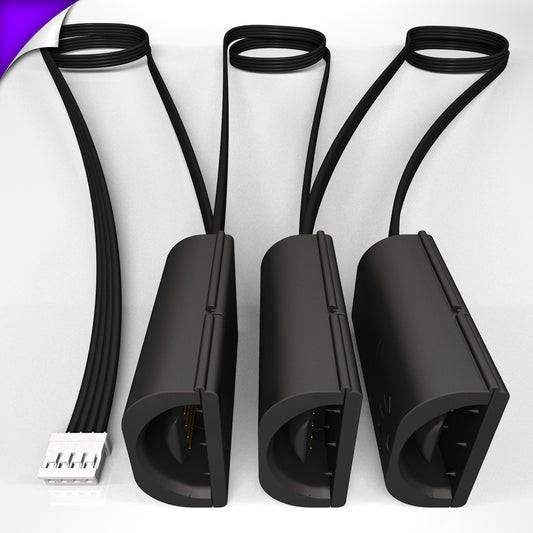 Flux - Parallel Cable | BLACK Multi Point Splitter 2,3,4+ way | in Feet