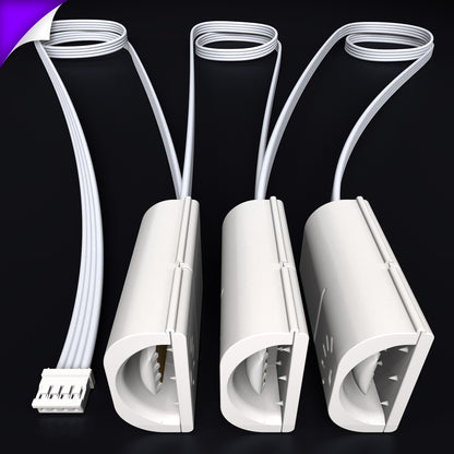 Flux - Parallel Cable | WHITE Multi Point Splitter 2,3,4+ way | in Meters